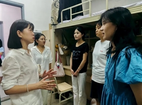 新学期，“寓”见关怀 | 信息工程管理学院开展新学期寝室走访