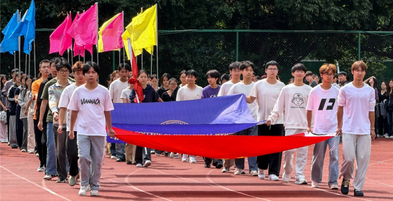 倒计时1天！信息工程管理学院2026阳光体育运动会彩排现场直击